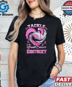 Top Tackle Breast Cancer Kentucky Wildcats T shirt