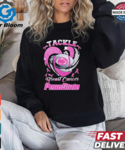 Top Tackle Breast Cancer Penn State T shirt