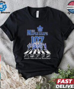 Toronto Maple Leafs 107th Anniversary 1917 2024 thank you for the memories signatures shirt