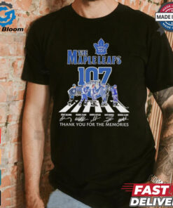 Toronto Maple Leafs 107th Anniversary 1917 2024 thank you for the memories signatures shirt