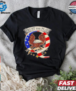 Trust the plan Qanon American flag Eagle shirt