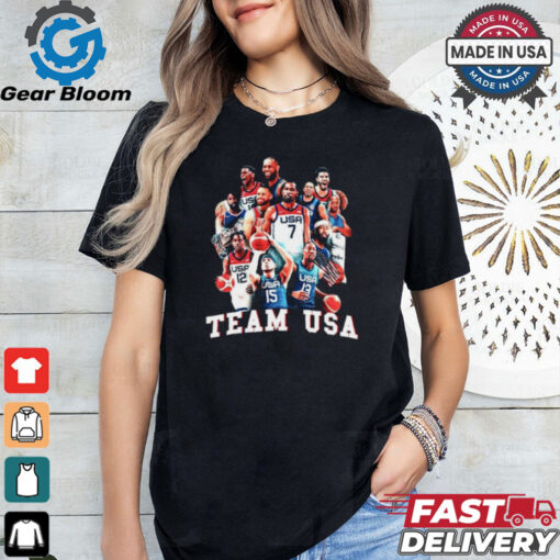 Team USA Basketball T Shirt