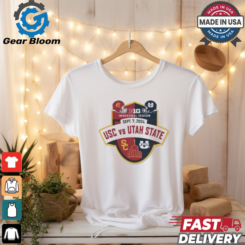 USC Trojans vs Utah State Aggies Big 10 Inaugural Season September 7, 2024 Shirt USC Trojans vs Utah State Aggies Big 10 Inaugural Season September 7, 2024 Shirt