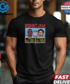 USMNT Jam Weah And McKennie USA team t shirt