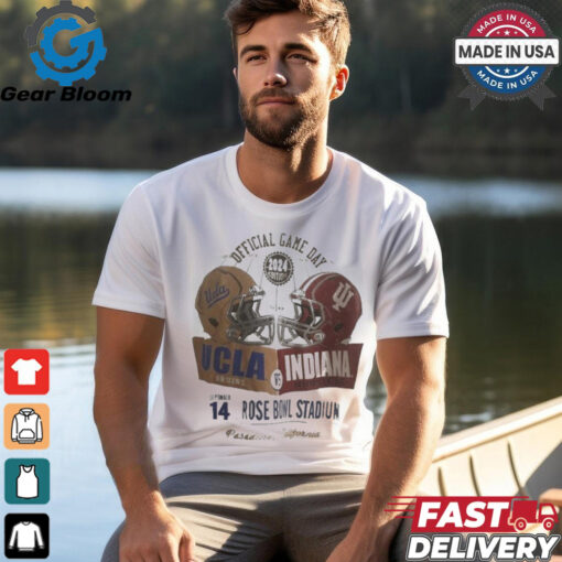 Ucla Bruins vs Indiana Hoosiers 2024 Official Game Day Sep 14 Rose Bowl Stadium Pasadena,California shirt