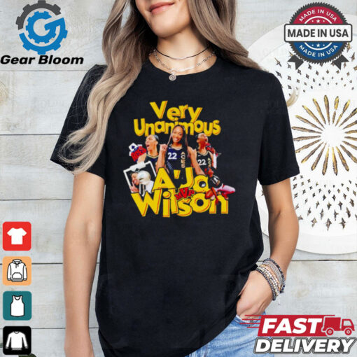 Very Unanimous A’Ja Wilson MVP Basketball Star shirt