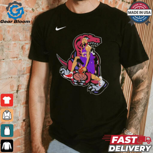 Vince Carter Dunk Toronto Raptors Nike logo shirt