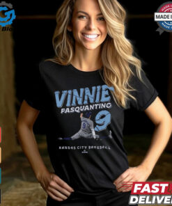 Vinnie Pasquantino #9 Kansas City Baseball Slide t shirt