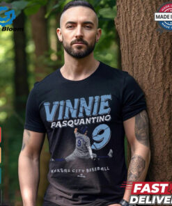 Vinnie Pasquantino #9 Kansas City Baseball Slide t shirt