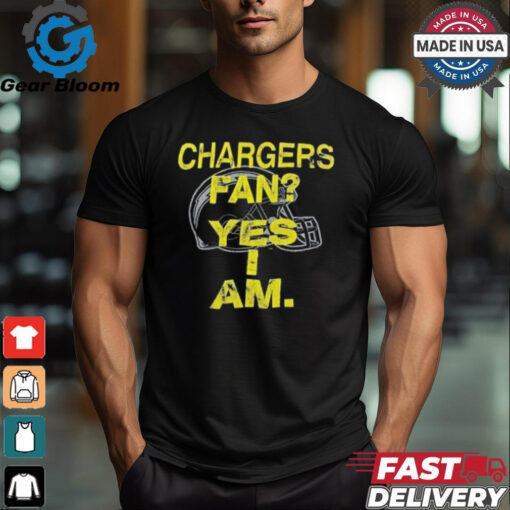 San Diego Chargers, Chargers Fan, Yes I Am T Shirt