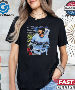Welcome to Dodger Stadium 1000 vin scully avenue Shohei Ohtani 50 Home Runs 50 Stolen Bases shirt