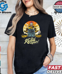 Willie Nelson On The Road Again 2024 Retro Painting t shirt