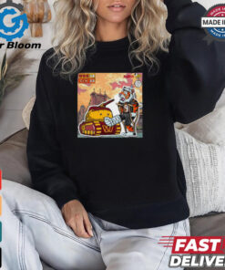 Washington Commanders vs Cincinnati Bengals on Monday Night Football mascot shirt