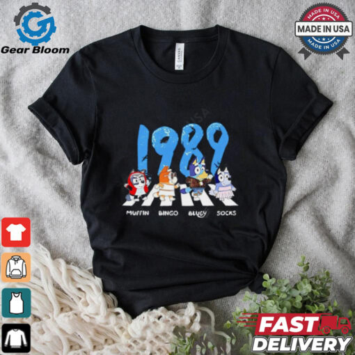 1989 bluey eras tour gift for swifties shirt