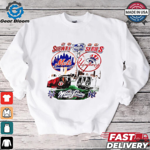 2000 Subway Series New York Mets vs New York Yankees World Series shirt