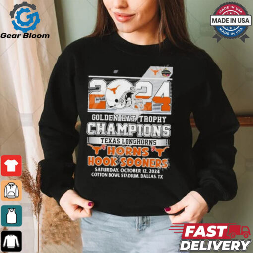 2024 Golden Hat Trophy Champions Texas Longhorns T Shirt