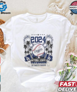 2024 National League Champions Los Angeles Dodgers Custom Name And Number Shirt