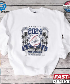 2024 National League Champions Los Angeles Dodgers Custom Name And Number Shirt