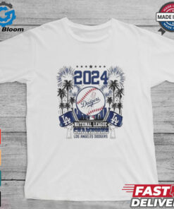 2024 National League Champions Los Angeles Dodgers Custom Name And Number Shirt