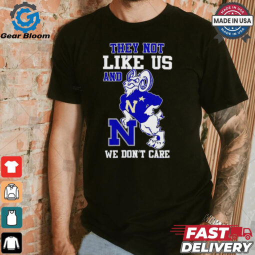 2024 Navy Midshipmen they not like us and we don’t care mascot shirt