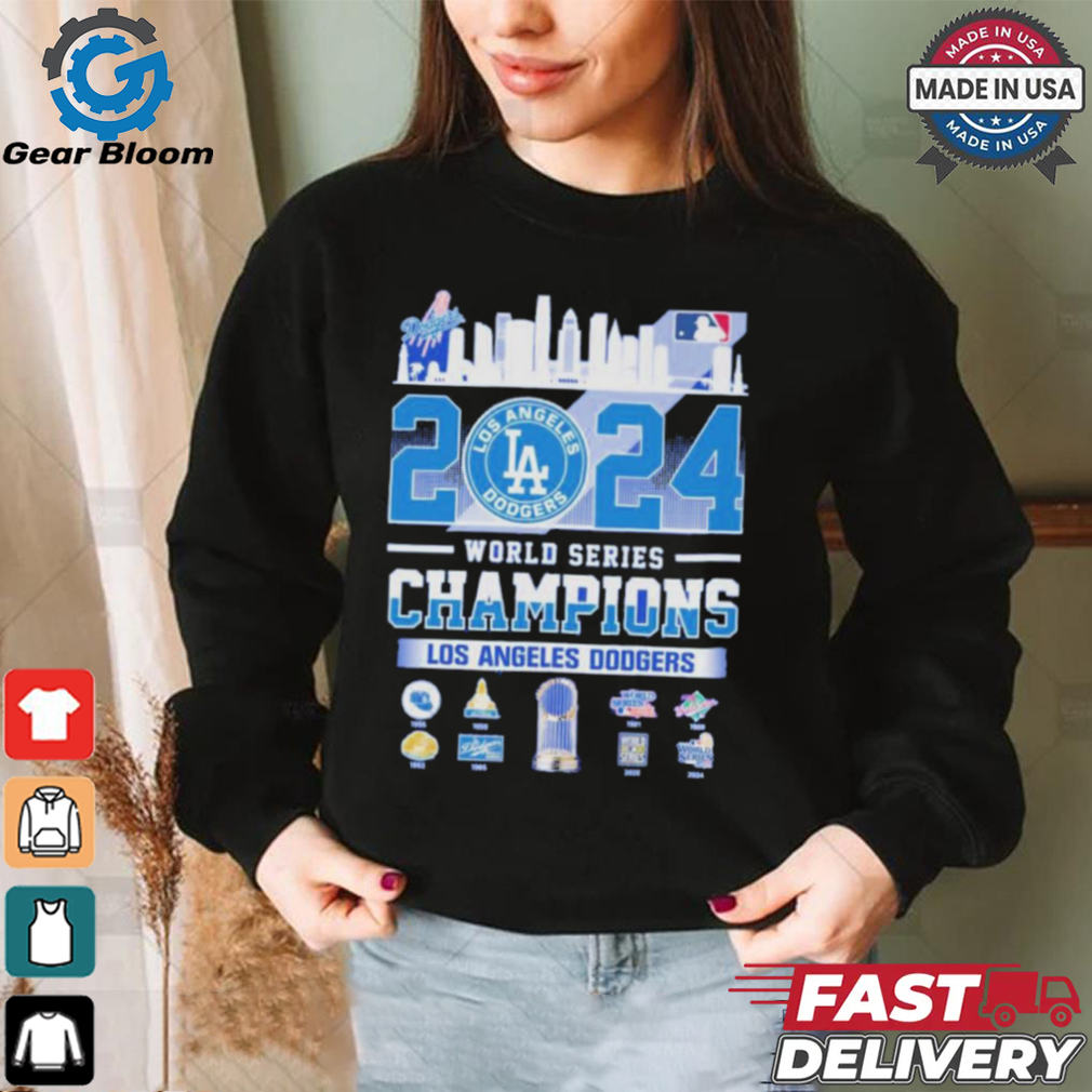 2024 World Series Champions Los Angeles Dodgers 1955 1959 1963 1985 1981 1988 2020 2024 Shirt 2024 World Series Champions Los Angeles Dodgers 1955 1959 1963 1985 1981 1988 2020 2024 Shirt