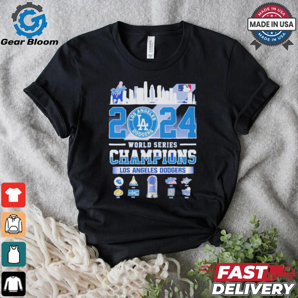 2024 World Series Champions Los Angeles Dodgers 1955 1959 1963 1985 1981 1988 2020 2024 Shirt 2024 World Series Champions Los Angeles Dodgers 1955 1959 1963 1985 1981 1988 2020 2024 Shirt
