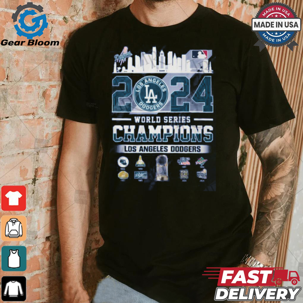 2024 World Series Champions MLB Los Angeles Dodgers T Shirt 2024 World Series Champions MLB Los Angeles Dodgers T Shirt