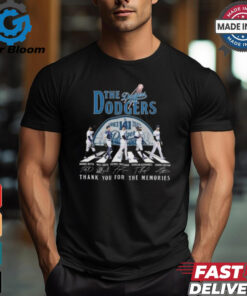 Official Los Angeles Dodgers 141th Anniversary 1883 2024 Thank You For The Memories Walking Signatures T shirt1