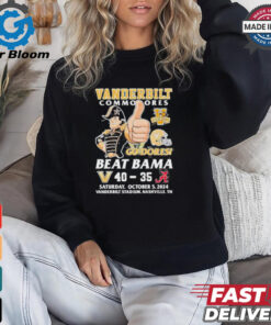 Vanderbilt Commodores Go Dores 40 35 Beat Bama shirt2