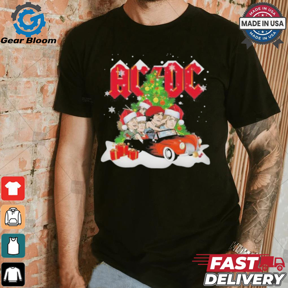 AC DC High Voltage Rock Band Celebrating Christmas 2024 T Shirt AC DC High Voltage Rock Band Celebrating Christmas 2024 T Shirt