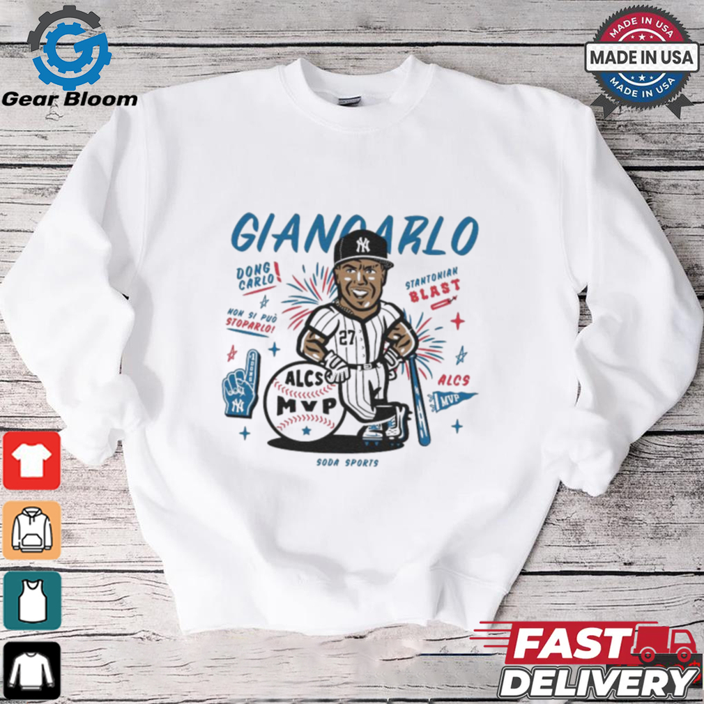 ALCS MVP Giancarlo Stanton Legacy New York Yankees MLB 2024 Dong Carlo t shirt ALCS MVP Giancarlo Stanton Legacy New York Yankees MLB 2024 Dong Carlo t shirt