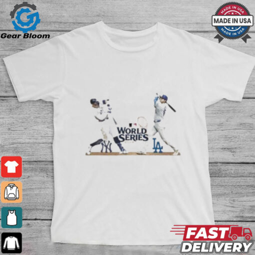Aaron Judge New York Yankees vs. Shohei Ohtani Los Angeles Dodgers 2024 MLB World Series Matchup T shirt