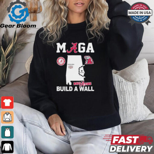 Alabama Crimson Tide MAGA Build A Wall Beat Georgia Shirt