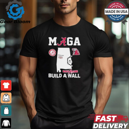 Alabama Crimson Tide MAGA Build A Wall Beat Georgia Shirt