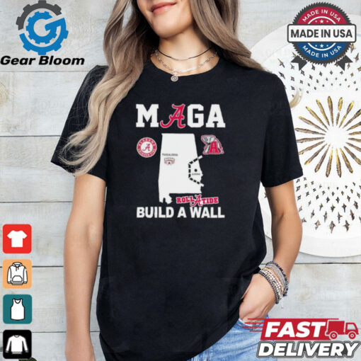 Alabama Crimson Tide MAGA Build A Wall Beat Georgia Shirt