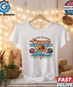 Alabama State Hornets vs. North Carolina Central Eagles Football 2024 Orange Blossom Classic T Shirt