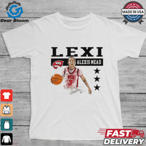 Alexis Mead Western Kentucky basketball signature shirt