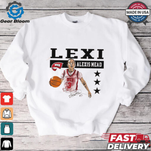 Alexis Mead Western Kentucky basketball signature shirt