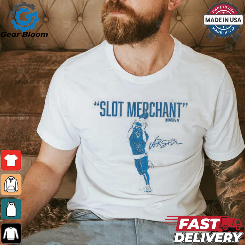 Amon Ra St. Brown Slot Merchant T Shirt Amon Ra St. Brown Slot Merchant T Shirt