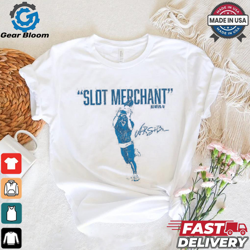 Amon Ra St. Brown Slot Merchant T Shirt Amon Ra St. Brown Slot Merchant T Shirt