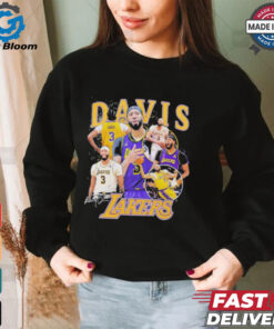 Anthony Davis Los Angeles Lakers signature multi photo player shirt