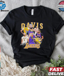 Anthony Davis Los Angeles Lakers signature multi photo player shirt