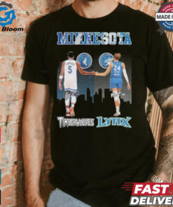 Anthony Edwards Minnesota Timberwolves X Napheesa Collier Minnesota Lynx Signatures Shirt