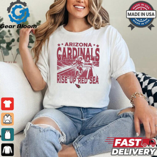 Arizona Cardinals Gameday Rise Up Red Sea Vintage Stadium Shirt