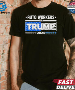 Auto Workers For Trump 2024 Detroit Shirt