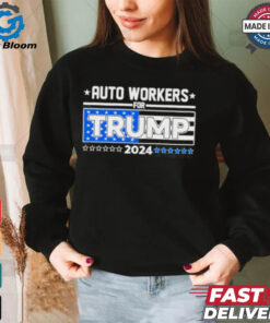 Auto Workers For Trump 2024 Detroit Shirt