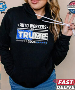 Auto Workers For Trump 2024 Detroit Shirt