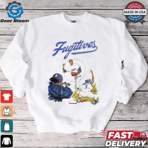 Awesome Fugitives Dodgers Inspired Baseball 2024 T shirt