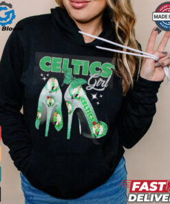Awesome High heels Boston Celtics girl shirt