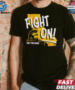 Awesome USC Trojans Fight On logo shirt